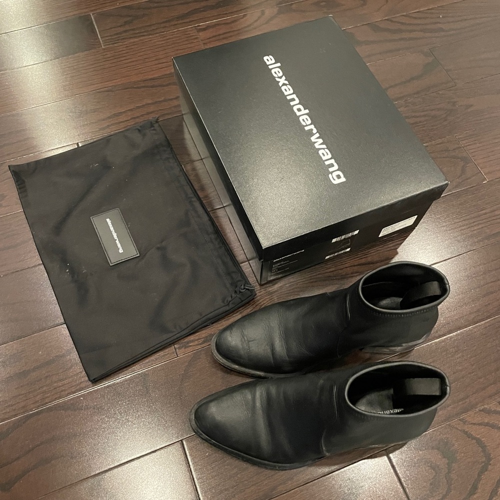 Alexander Wang Kori Stretch Nappa Leather Booties